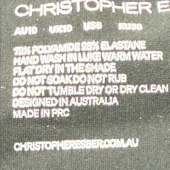 Christopher Esber Ruched Orbit bikini Swim T-Shirt and bottom size 6 - Picture 7 of 15